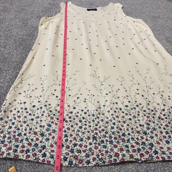 All That Jazz Dress Womens 22 Floral Sleeveless Midi Tank Vintage Set - Picture 11 of 16